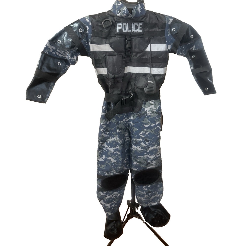 Police Officer Child Halloween Costume Size 7-8
